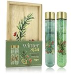 ACCENTRA Set za kupanje Winter Spa u drvenoj kutiji Zimsko voće 60ml + 80g