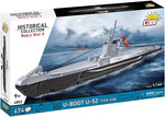 Cobi 4852 World War II Nemecká ponorka VIIB (U-Boat U-52), 1:144, 470 k