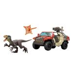 Jurassic World Super auto s vodičom a dinosaurom