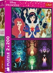 Trefl Disney puzzle 2 x 200 dielikov Očarujúce princezné