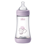 CHICCO Biberón anticólico Perfect5 240 ml niña flujo medio 2m+