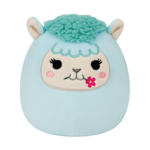 SQUISHMALLOWS Turkizna lama s cvetom - Lorna