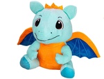 Plush Friends drak svetlo modrý plyšový 60cm sediaci 0m+