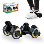 Schildkröt - 1 paio di ruote per scarpe con luce LED – Flashy Rollers