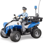 Bruder 63010 Policajná štvorkolka s figúrkou policajta