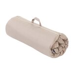 Materasso da viaggio arrotolabile Roll &amp; Go 60×120×4 cm, Beige