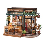 RoboTime Miniaturhaus Gemütliches Restaurant