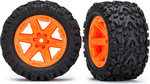 Traxxas kolo 2.8", disk RXT oranžový, pneu Talon Extreme (pár)