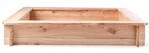 Woody Pieskovisko 10313 quadrato in legno con rete