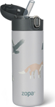 Trinkflasche für Flüssigkeiten mit Strohhalm 400 ml, Mountains