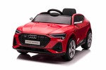 Elektrické autíčko Audi E-tron Sportback 12V, červené, široké jednomiestne sedadlo