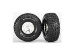 Traxxas koleso 2.2/3.0", disk SCT Split-Spoke saténový-čierny, pneu KM2 S1 (2)
