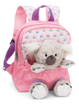NICI Rucksack 21x26cm mit Plüschtier Koala 25cm, rosa