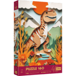 Trefl Puzzle 160 Jubiläum - Paper Art: Dinosaurier