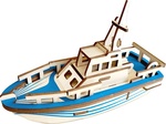 Woodcraft Drevené 3D puzzle Loď