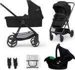 KINDERKRAFT Kočík kombinovaný 3v1 Newly Classic black + Mink PRO