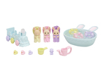 Sylvanian Families Kúpeľ trojčiat králikov