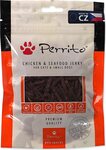 Pochúťka Perrito kura a morské plody, jerky 100g