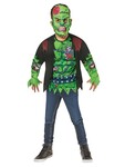 FRANKIE ZOMBIE dětský kostým velikost (122-128cm)