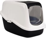 Toilette Savic Nestor blanc-noir 56x39x38,5cm