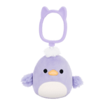 SQUISHMALLOWS Kulcstartó Lila kacsa - Daquarius