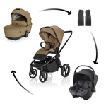 Kolica Move Cross 5X + autosjedalica Baby-Safe Core, Latte Beige