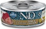 N&amp;D CAT NATURAL TUNA &amp; CHICKEN 70 GR