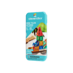 Cleverclixx Magnetická stavebnice Mini Tiles Pack Intense – 28 ks