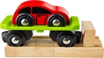 Bigjigs Rail Vagon s autom + 2 koľaje