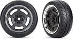 Traxxas koleso 1.9", disk chómovaný, pneu Reponse (predné) (2)