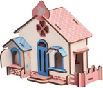 Woodcraft Drevené 3D puzzle Čokoládový dom