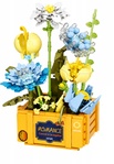 Set di costruzione fiore 21 cm