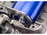 Traxxas soporte de motor de aluminio gris, cubierta de transmisión