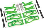 Traxxas sada závesu kolies zelená (pre WideMaxx)