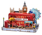 2Kids Toys 3D drevená skladačka Miniatúrna scéna Londýn