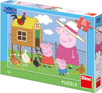 Dino Peppa Pig: sliepočky 24 Puzzle