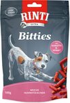Pochúťka Rinti Bitties kura s mrkvou a špenátom 100g