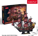 3D Puzzle Jadrnica Queen Anne's Revenge 391 kosov