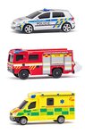 Maisto - CZ - Sada Záchranných vozidiel, Česká republika - Polícia, Sanitka, Hasičské auto