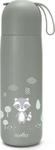 Termoska so silikónovým držiakom 400ml, Sage green