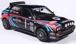 1:18 LANCIA DELTA HF INTEGRALE BLACK M RALLY TRIBU - SOLIDO