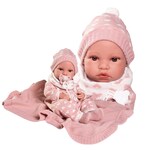 Antonio Juan 50418 ERIKA - muñeca bebé realista con cuerpo de vinilo completo - 42 cm