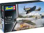 Plastic ModelKit letadlo 03770 - Messerschmitt Bf109E &amp; Junkers Ju87B Stuka (1:144)