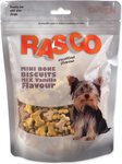 Pochúťka Rasco mini sušienky kosti mix vanilková príchuť 2cm 250g
