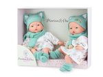 MARINA &amp; PAU Babys Zwillinge Pitus Mellizos 40cm