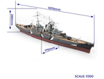 OCCRE Prinz Eugen боен кораб 1:200 комплект