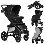 Lionelo Kolica sportska Annet Tour Black Carbon