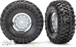 Traxxas kolo 1.9", disk chrómovaný, pneu Canyon Trail (2) (pre #8255A)