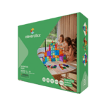 Cleverclixx – Jeu de construction magnétique Ensemble Inventive Intense – 110 pcs
