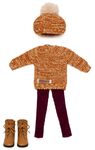 Guca P859 abbigliamento per bambola PENELOPE taglia 34 cm con scarpette